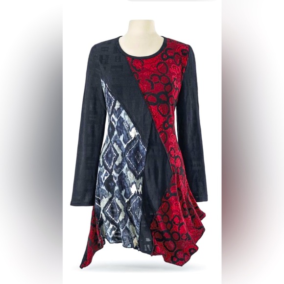 The Pyramid Collection Abstract Dress Women’s Size XS/S - Picture 1 of 5